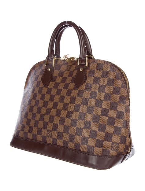 borsa louis vuitton damier ebène|louis vuitton alma pm.